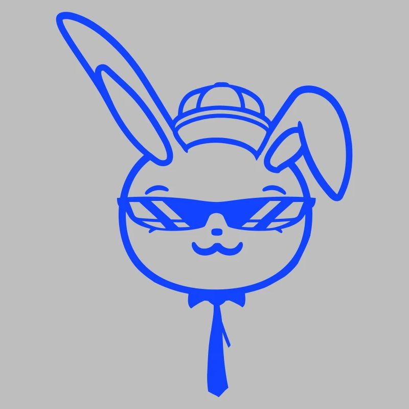 Lunettes de soleil lapin Cappy cravate Cool Hat Comic