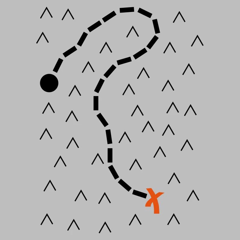 Pirate treasure map