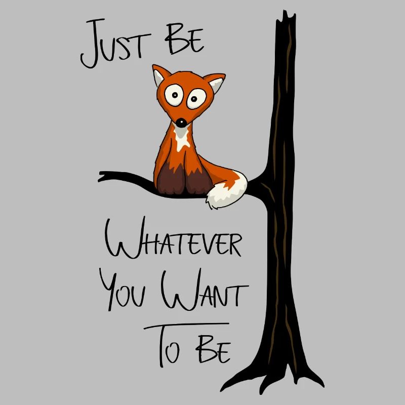 kleiner Fuchs wie Eule sei du selbst cool Geschenk