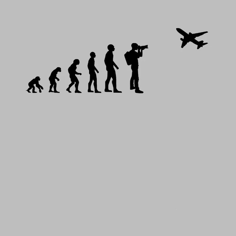 Airplane Planespotter Evolution Photographer Gift