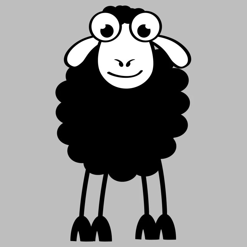 Schafe, weiße oder schwarze Schafe. Träumen oder schlafen