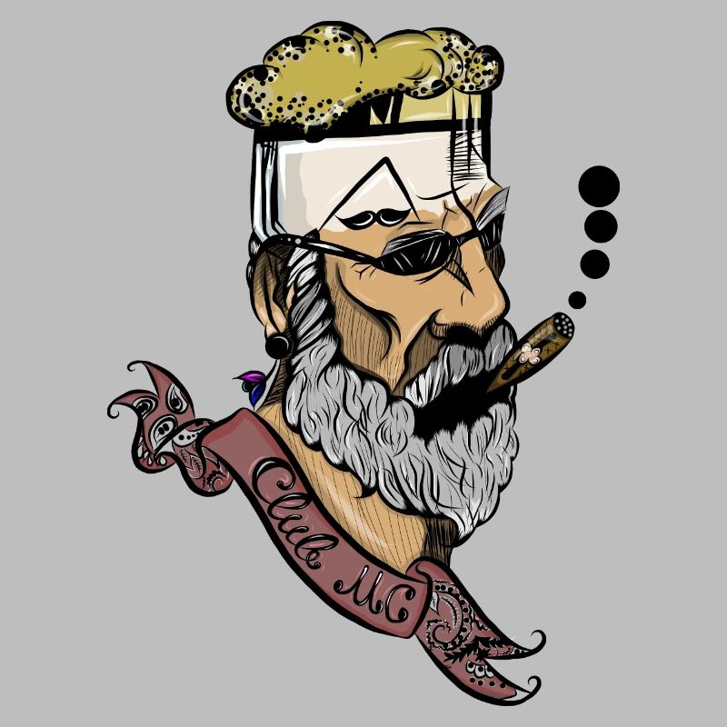 Bart Mann mit Zigarre