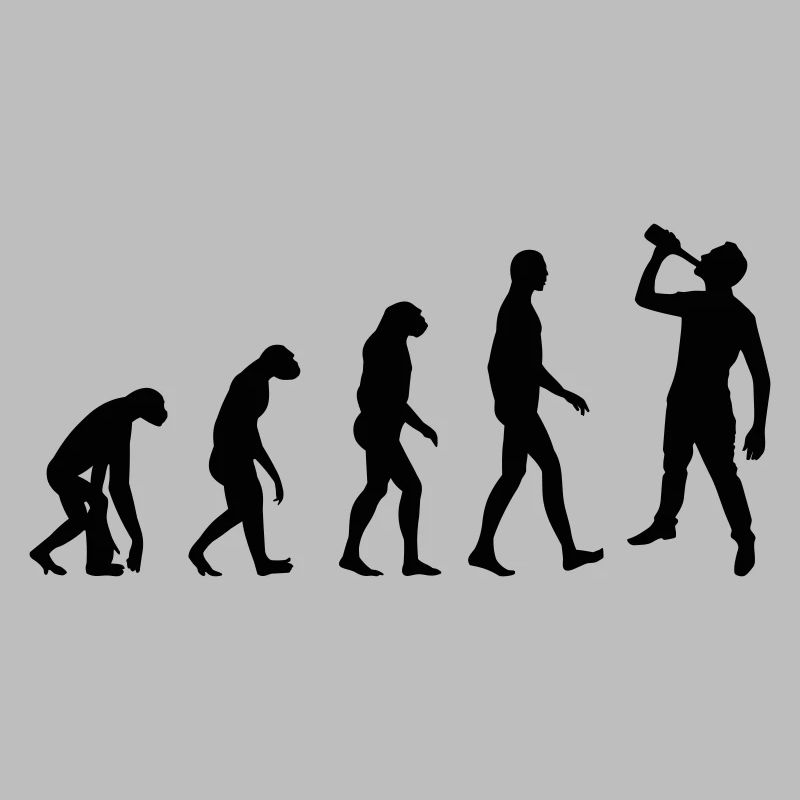 Evolution : Alcohol / Alcoholic / Humor