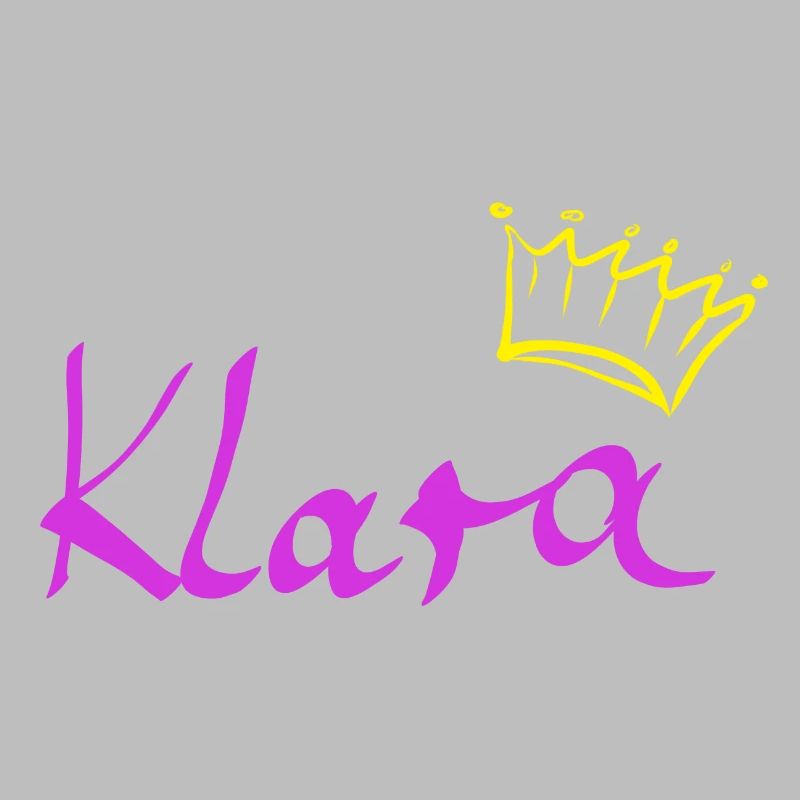 Klara avec une couronne comme idée cadeau