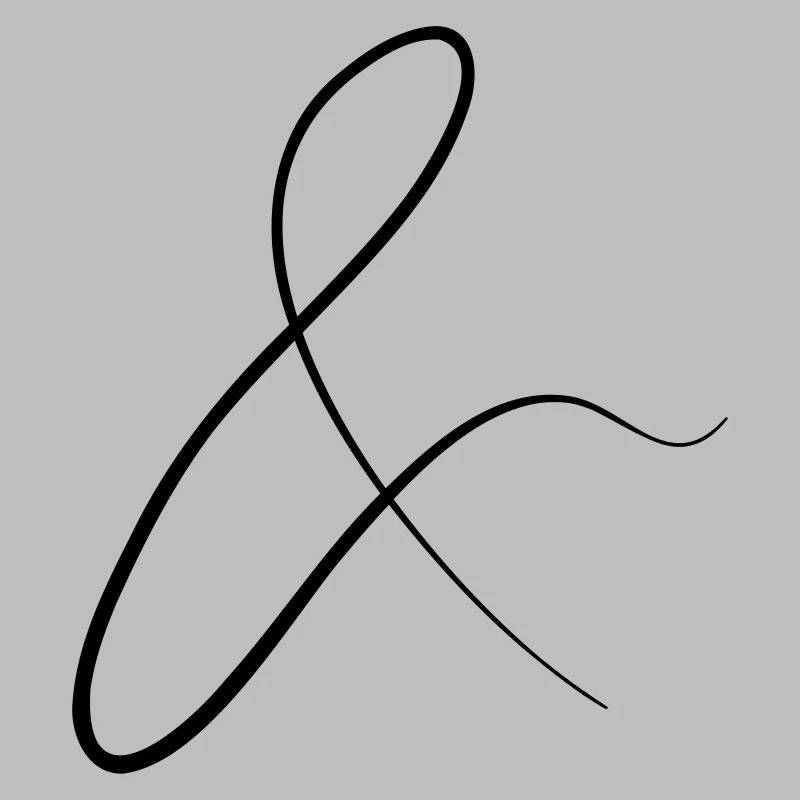 and characters in cursive script