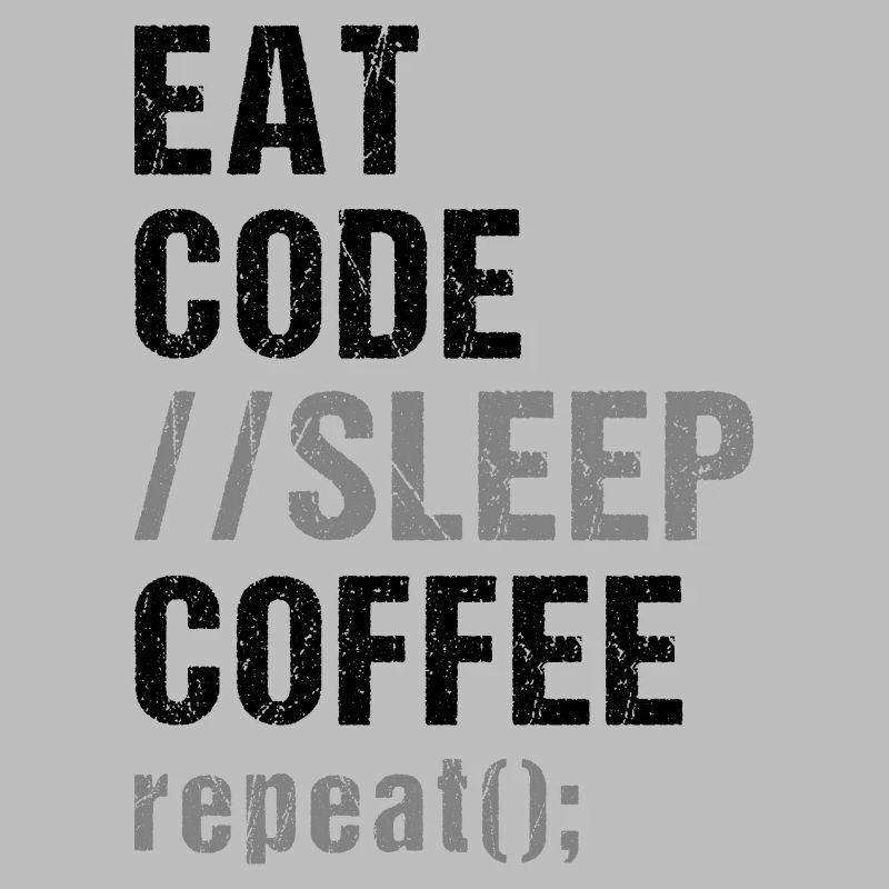 Manger Code Sommeil Café Répéter