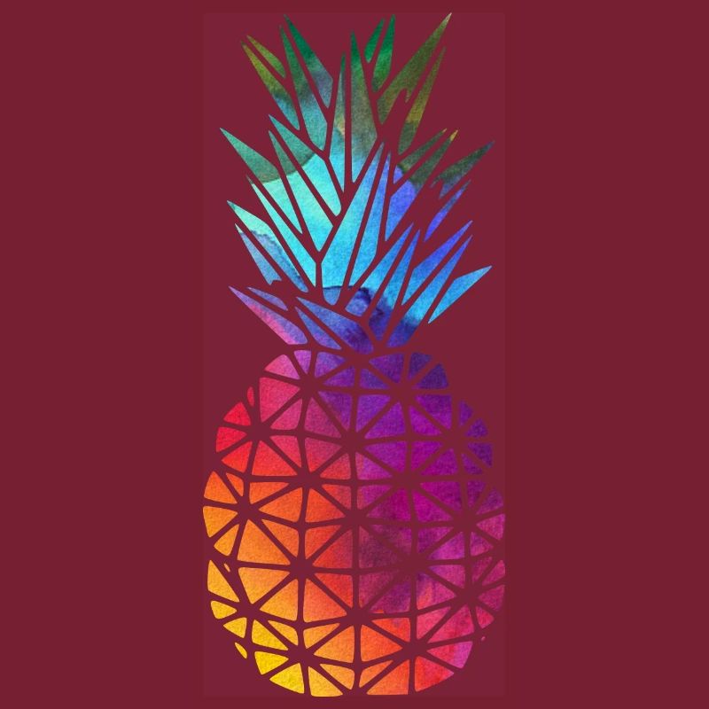 Regenbogen Ananas