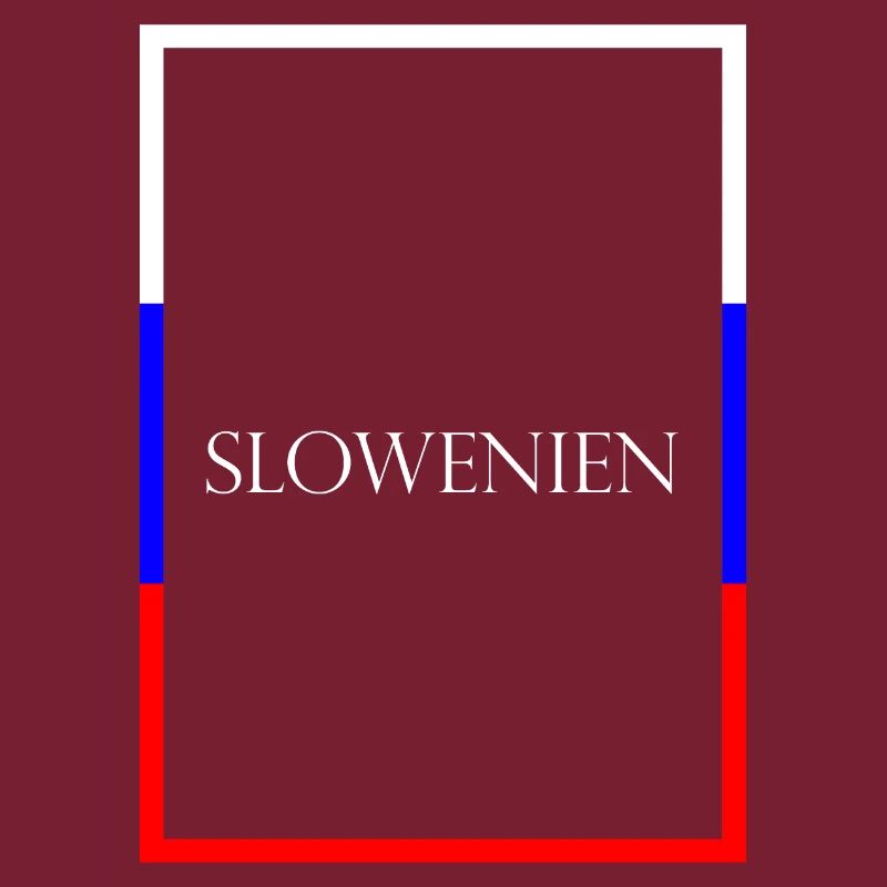 Slovénie Lettrage de la déclaration avec drapeau