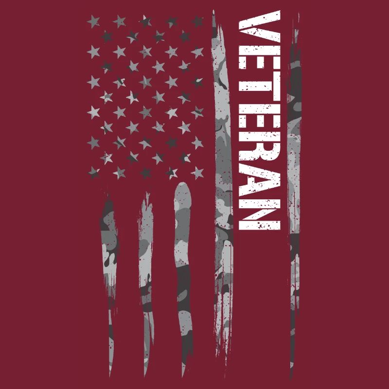 Vétéran - Drapeau américain