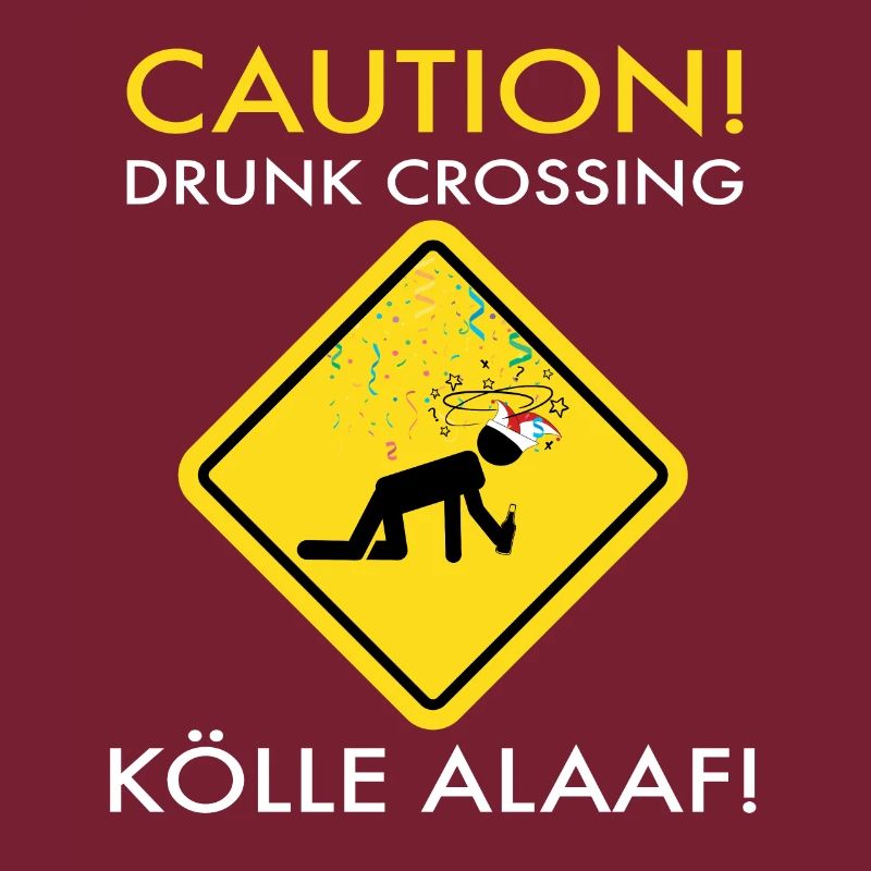 Carnival Costume Kölle Alaaf Cologne Caution Drunk