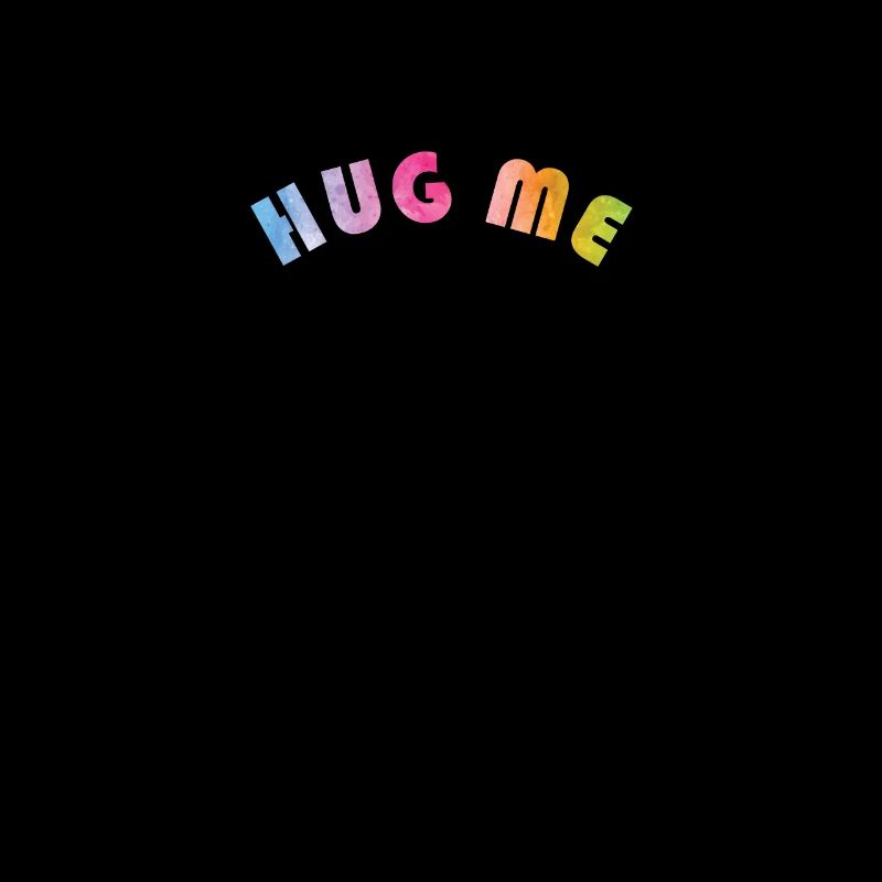 HUG ME Regenbogenfarben Pride Flag