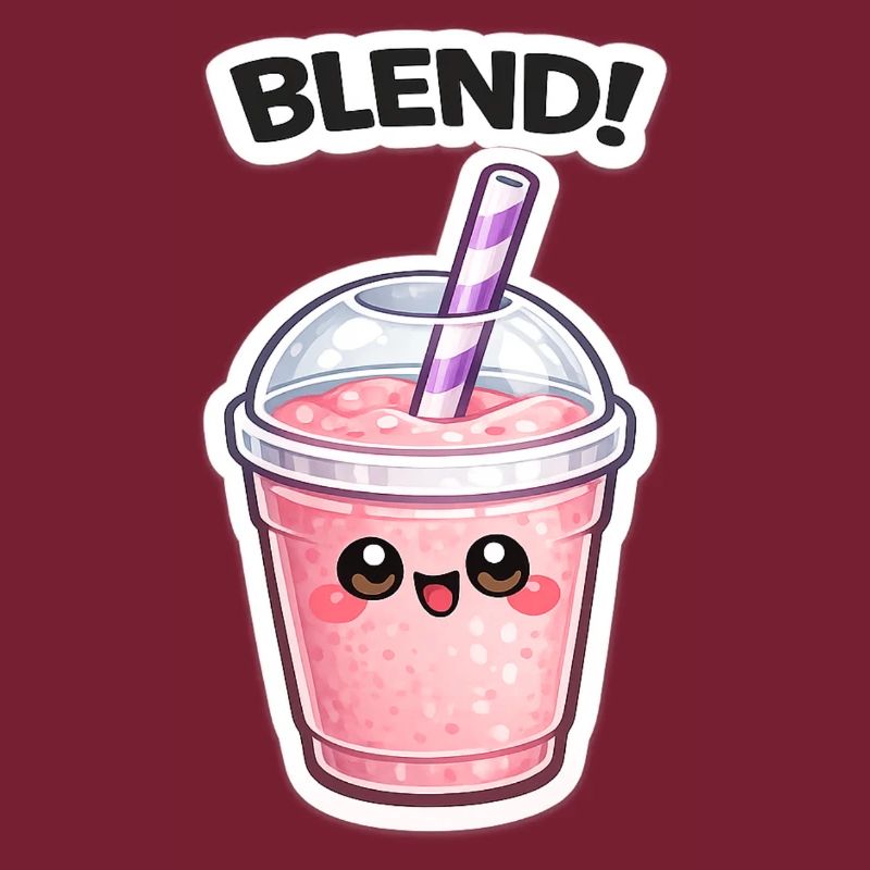 Kawaii Smoothie Becher BLEND