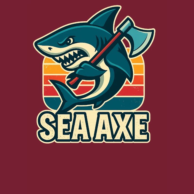 Haifisch-Seeaxt-Design
