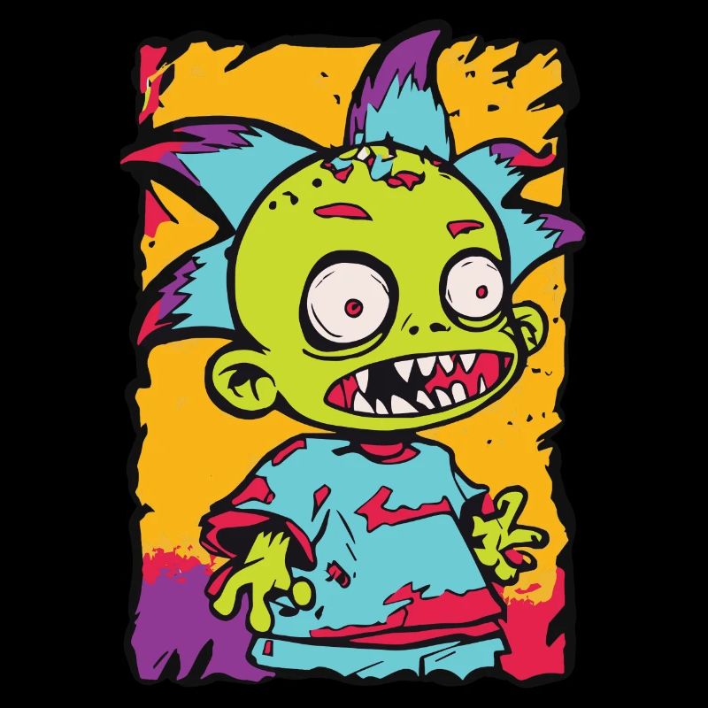Style rétro 90s Cartoon Comic Hero