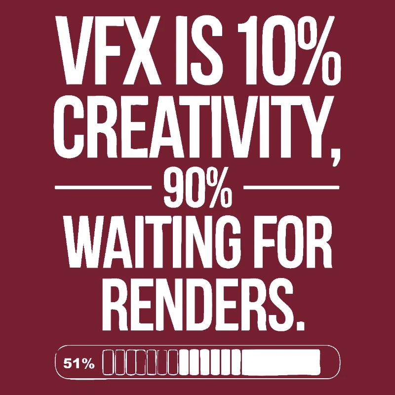 VFX, c’est 10% de créativité et 90% d’attente de rendu