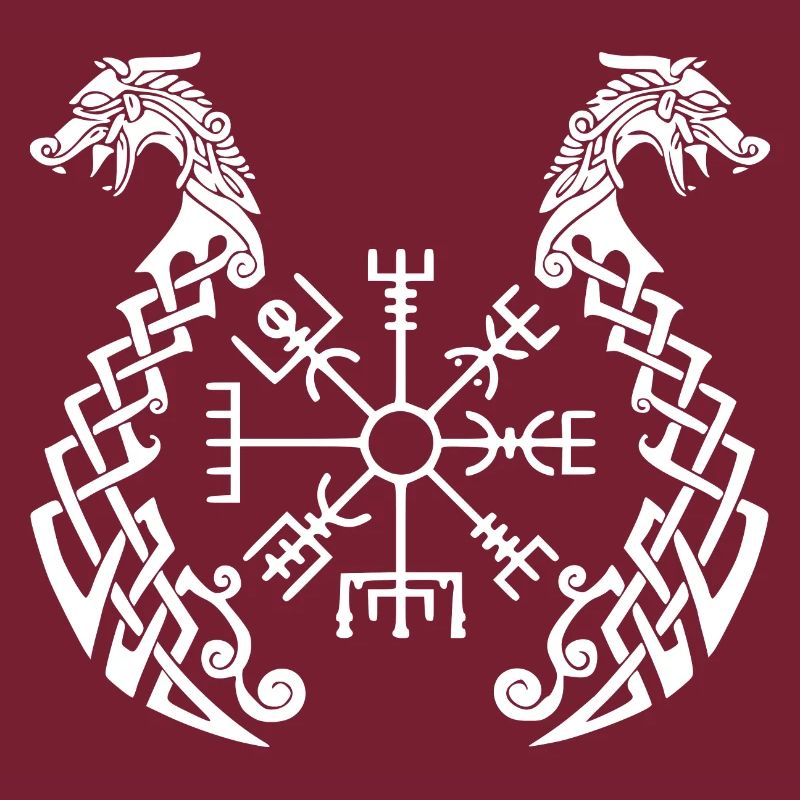 Vikings dragon-dragon Runenkompass