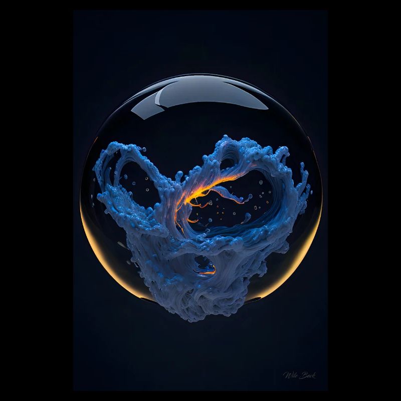 Clouds in a bubble plasma 3