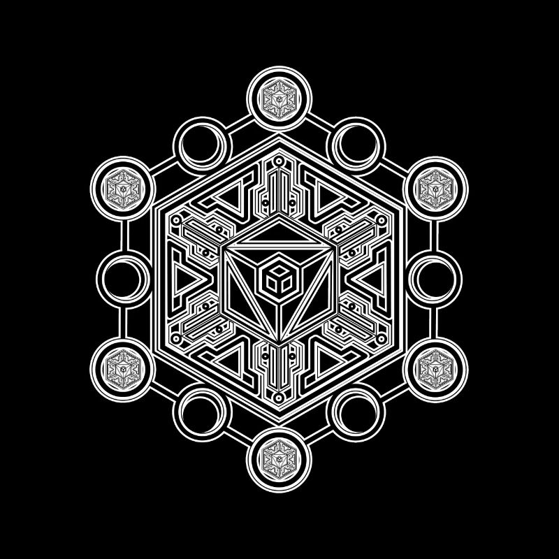 Sacred Geometry Tattoo Shirt Psychedelic Design