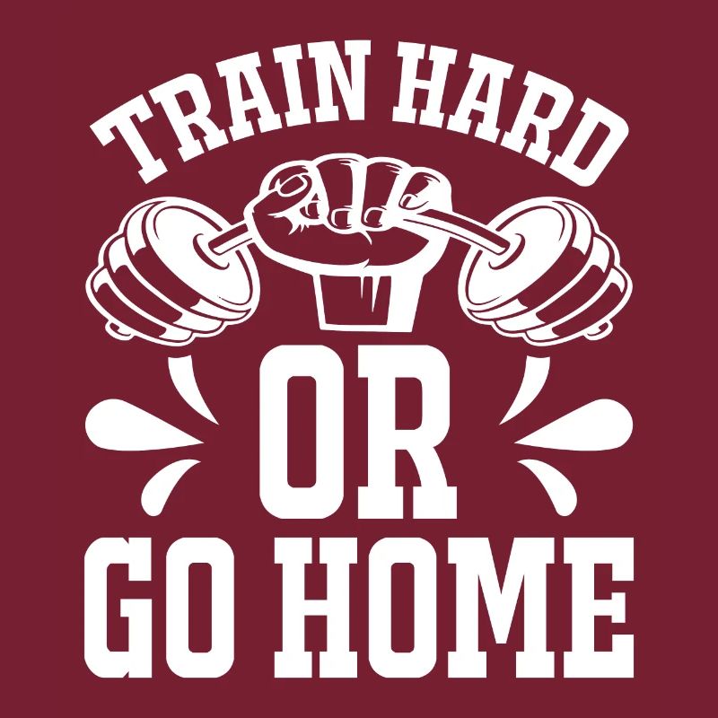 Trainiere hart oder geh nach Hause -