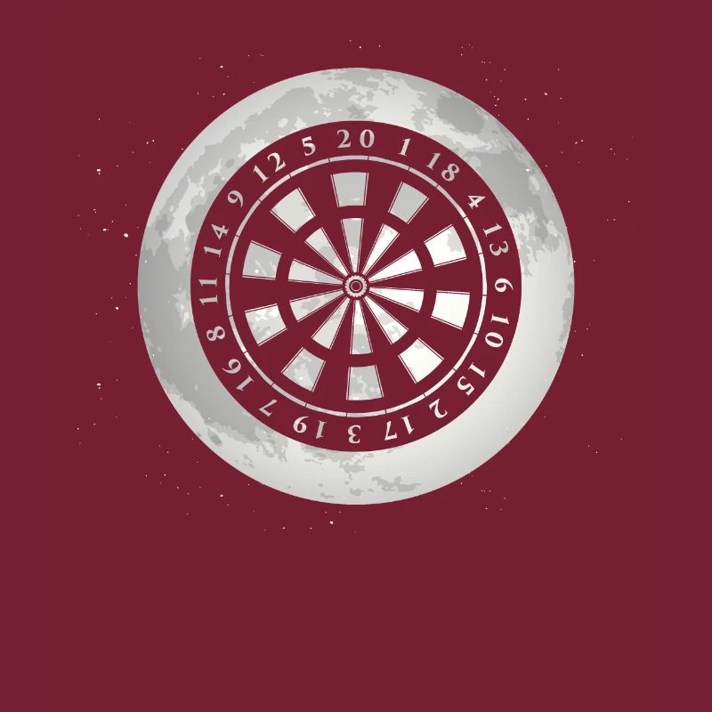 Full Moon - Dartboard