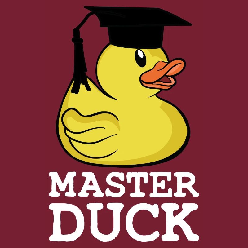 Master Duck Student Masterabschluss Spruch