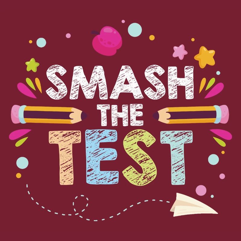 Funny Smash The Test Exam Day Enseignant Étudiant