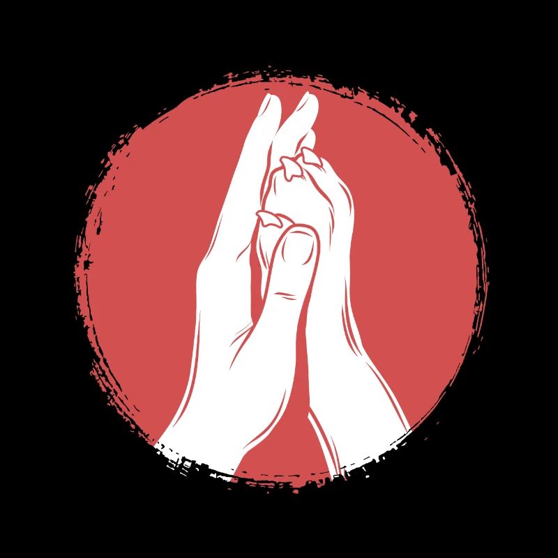 Hand + Hundepfote - High Five - Hunde Fan
