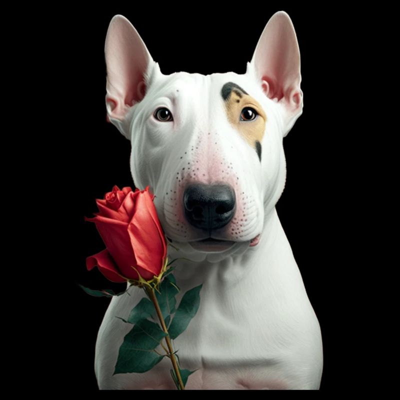 Bull Terrier Saint-Valentin