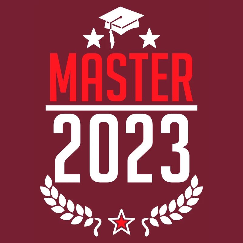 Abschluss 2023 - Master 2023 Studium Student Uni