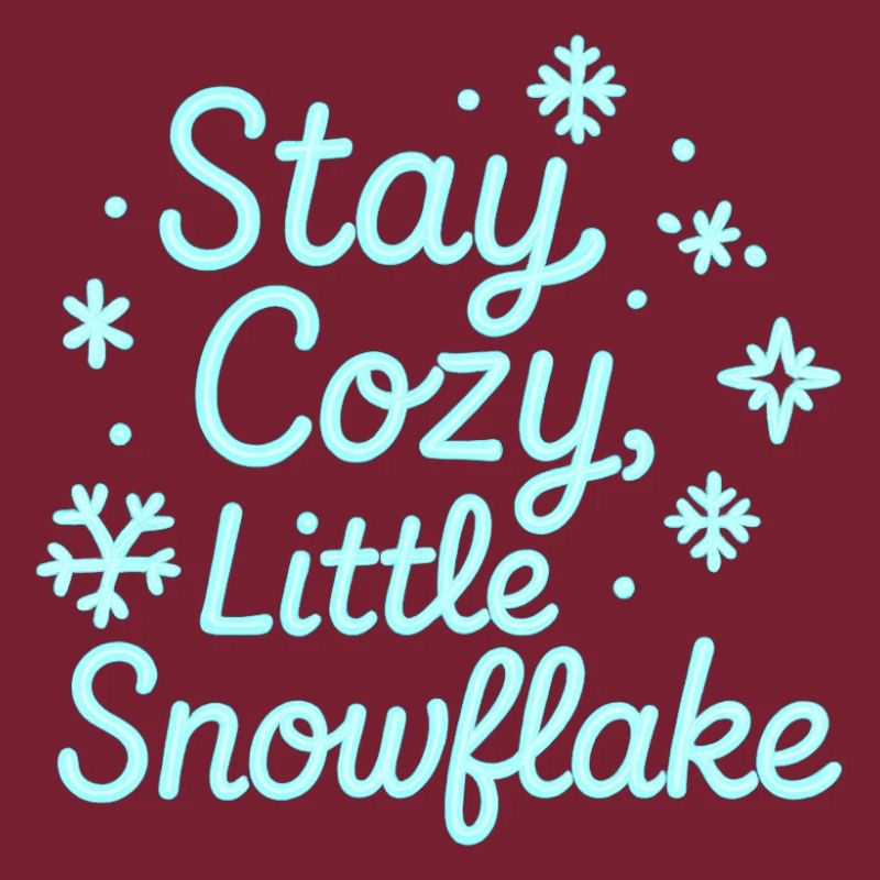 Reste Confortable Néon Script