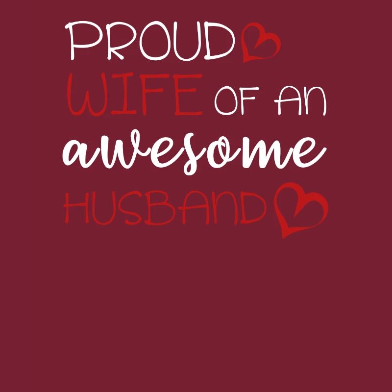 Proud Wife Mutter Awesome Husband Geschenk Idee