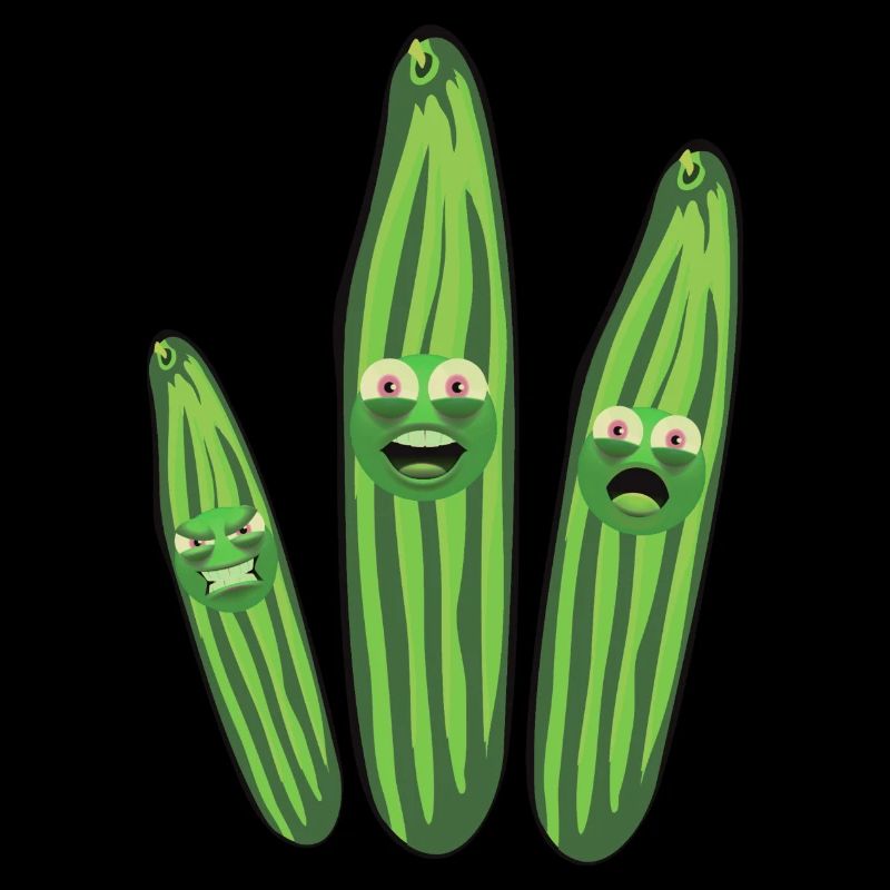 Launische Gurke, Gurken, Comic, Gurke