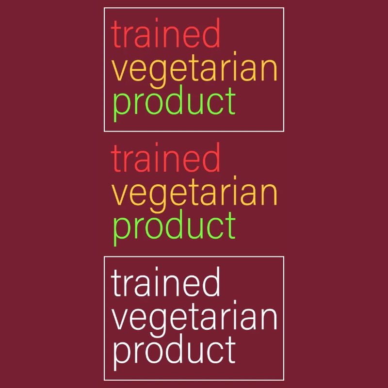 trained vegetarian product