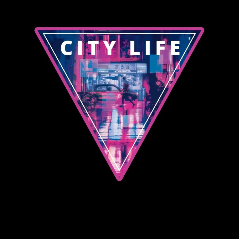 City Life - Synthwave Esthétique Retrowave