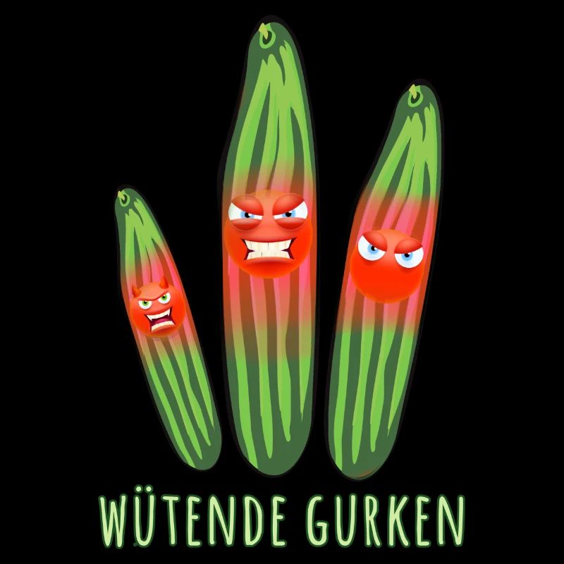 Wütende Gurke, Gurken, Comic, Gurke
