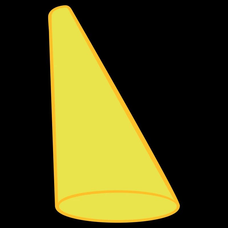 Conception de scène light cone spotlight