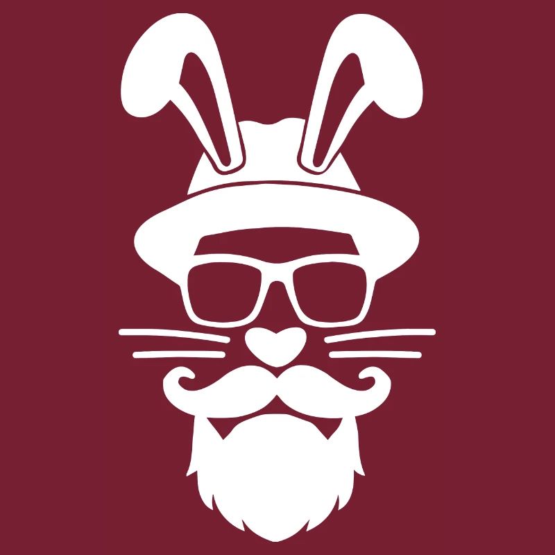 Hipster Easter Happy Easter Rabbit Rabbit