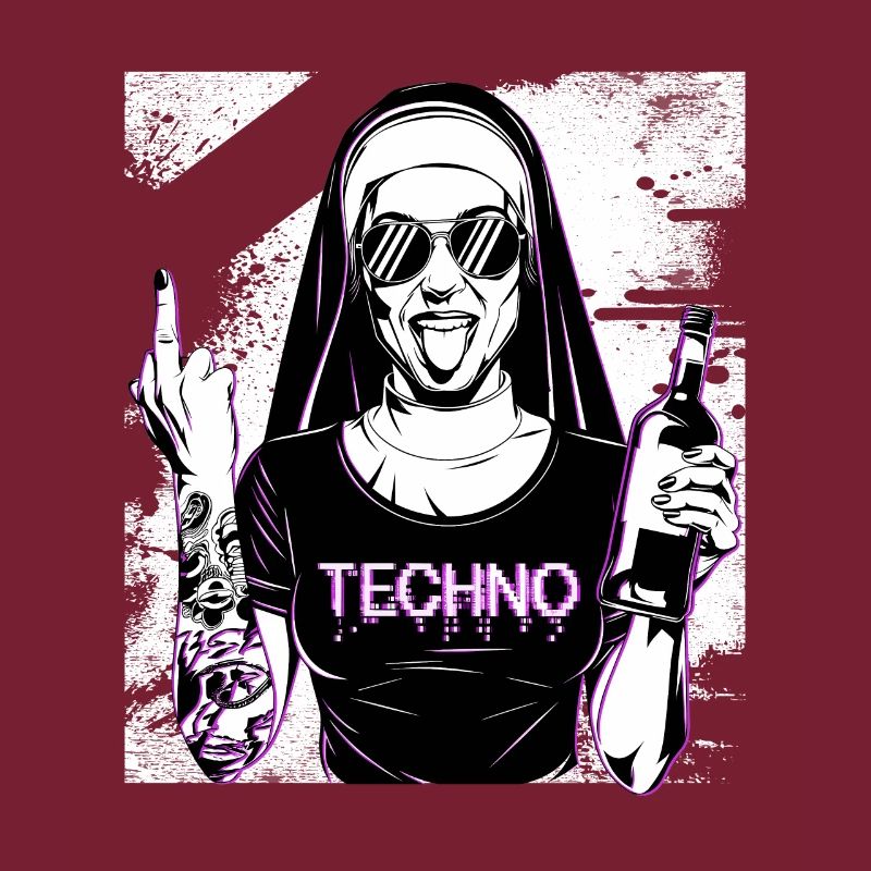 Rebellious Nun Techno Party Hardstyle