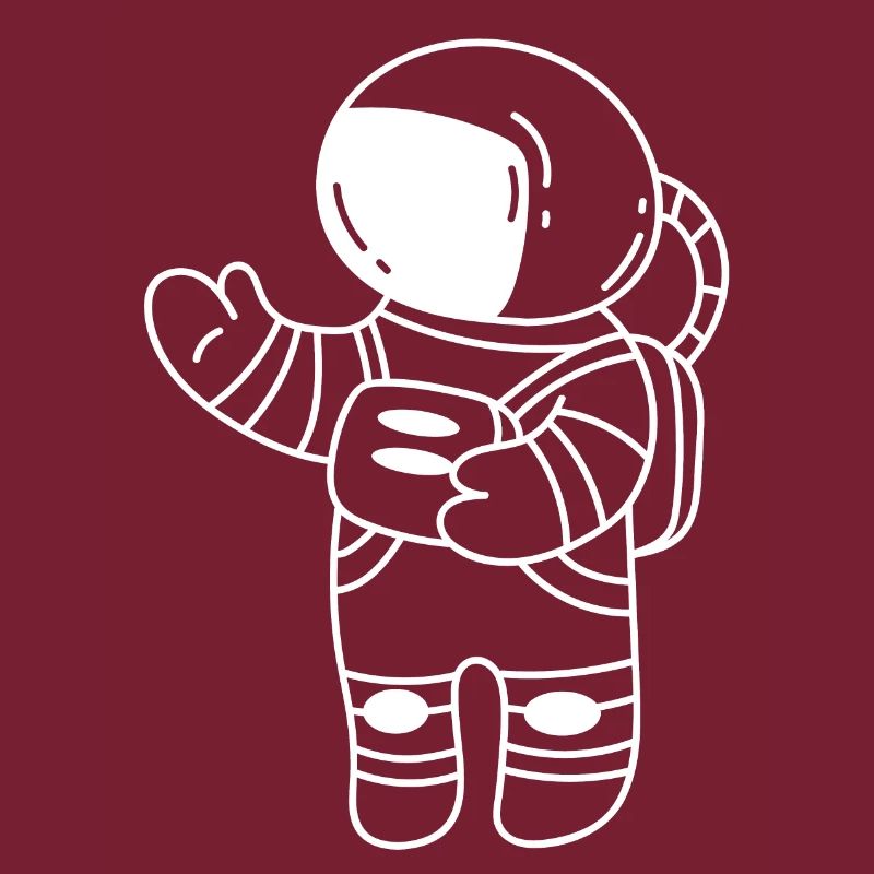 Espace d’astronaute mignon
