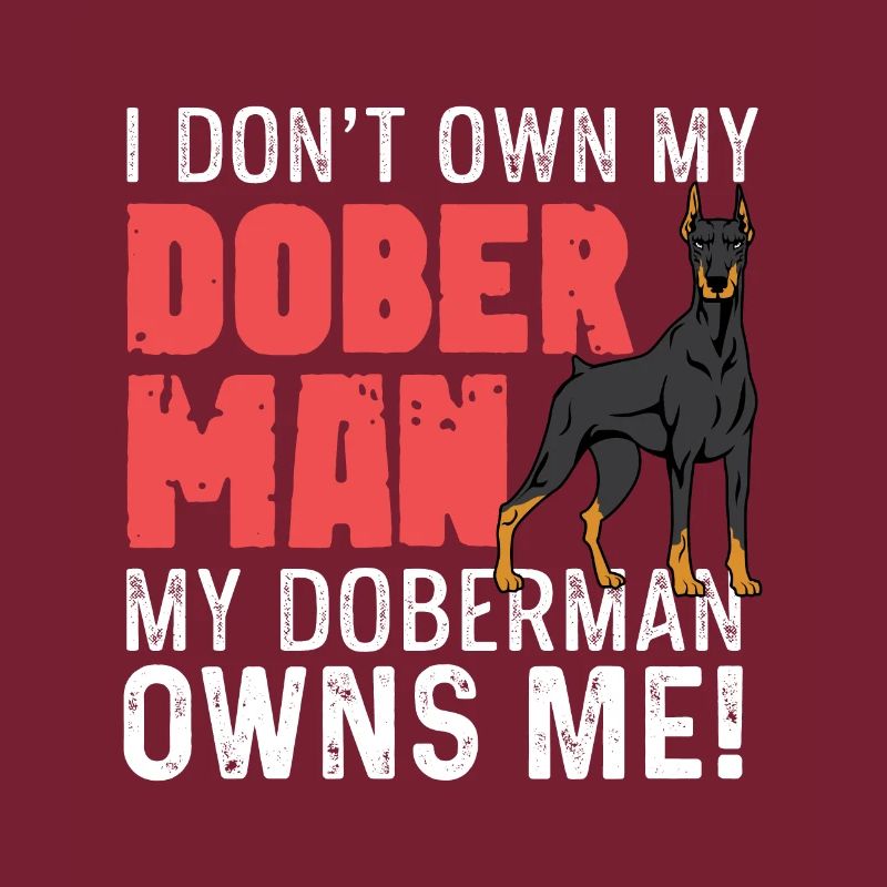 Dobermann besitzt mich. Hundewanderer Geschenk
