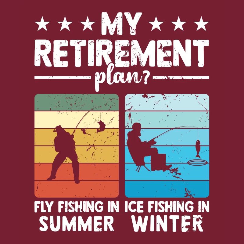 Pensionsplan Fliegenfischerei -Eisfischen