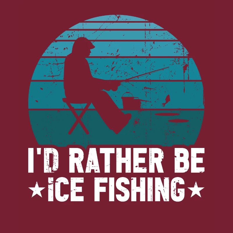 Je préfère pêcher sur glace