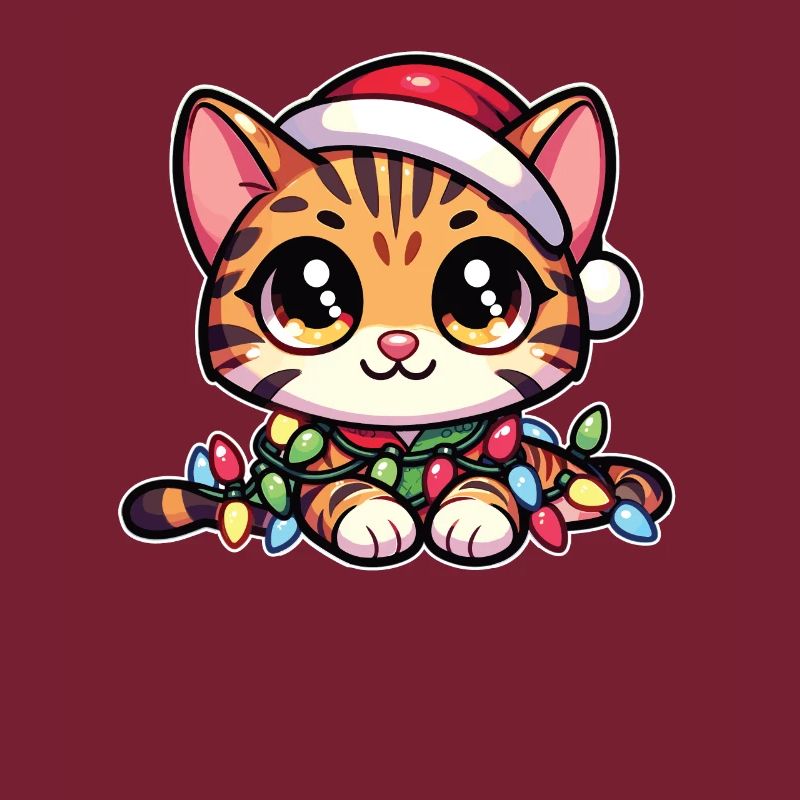 Fées de Noël Bengal Chat