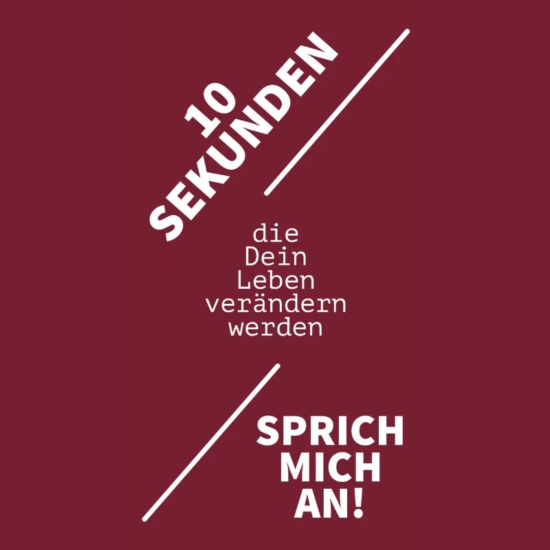 SPRICH MICH AN * Spruch * Anmache * Geschenk
