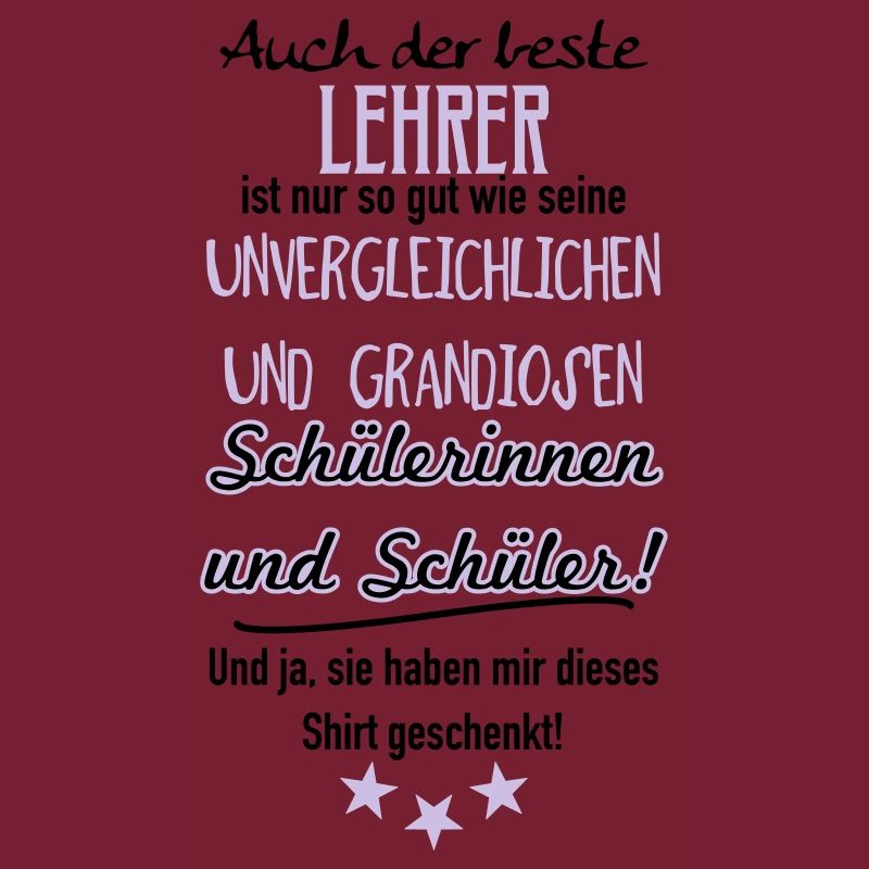 Bester Lehrer Shirt