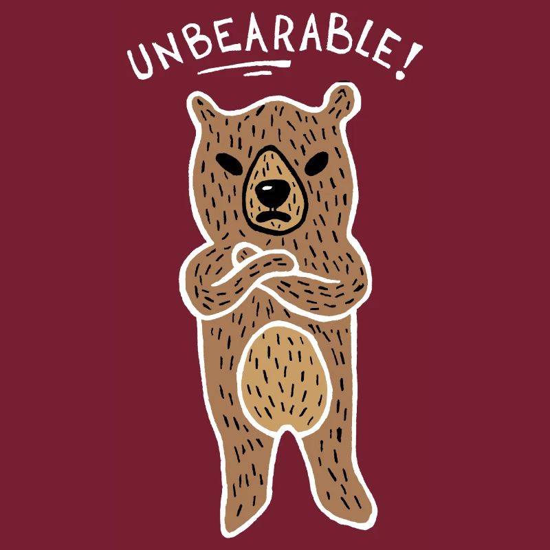 Ours insupportable (Blanc)