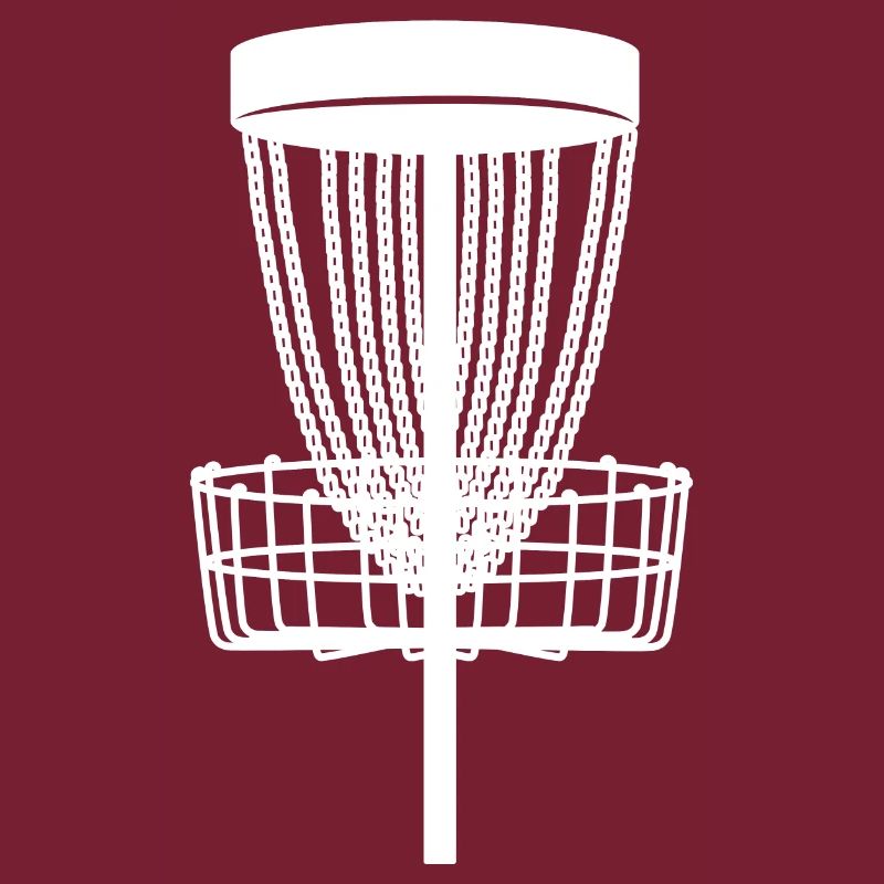 Disc Golf Basket Disc Golf Silhouette Discgolfer