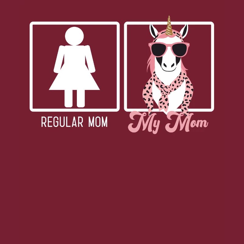 Lustiger Mutter Vergleich Einhorn Mama Stil
