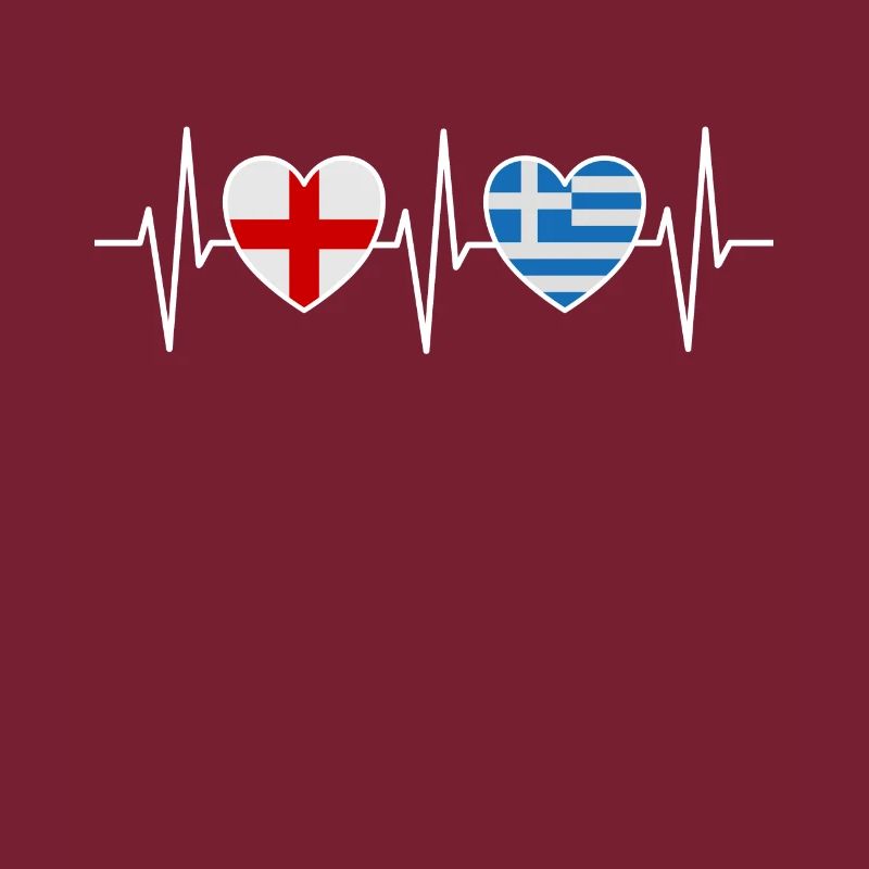 Angleterre et Grèce Drapeaux hellas grecs