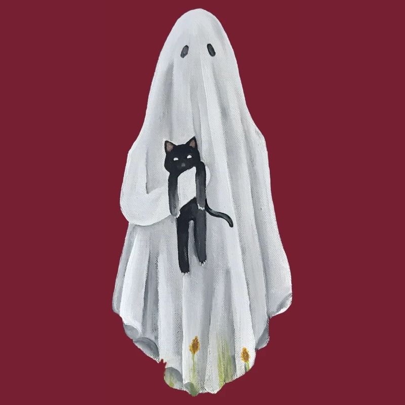 Geist mit Katze